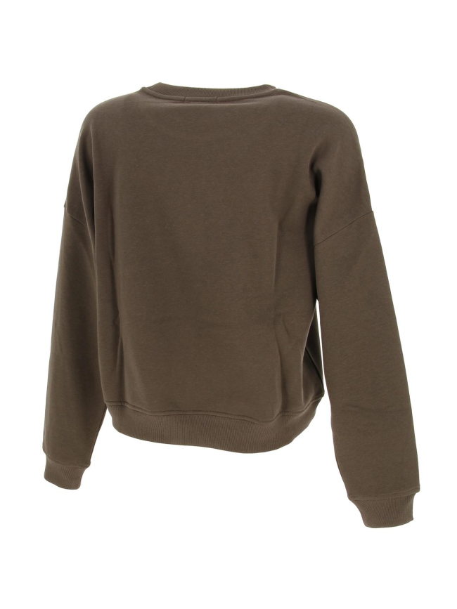 Sweat crop arizona pigalle kaki femme - Only