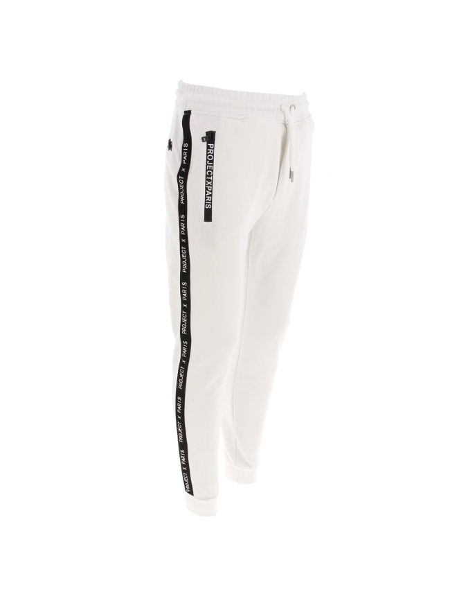 Jogging logo blanc homme - Project X Paris