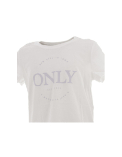 T-shirt wendy blanc fille - Only