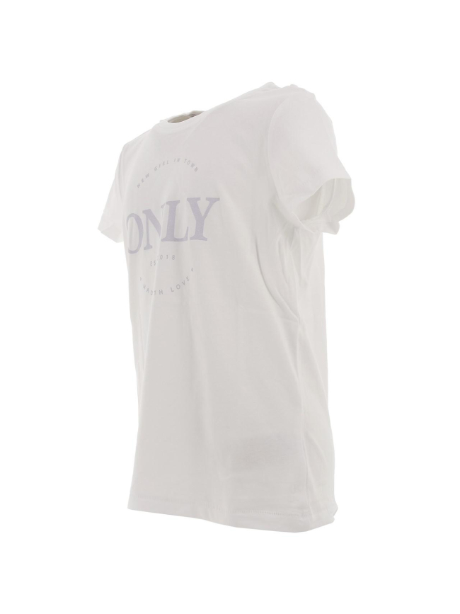 T-shirt wendy blanc fille - Only