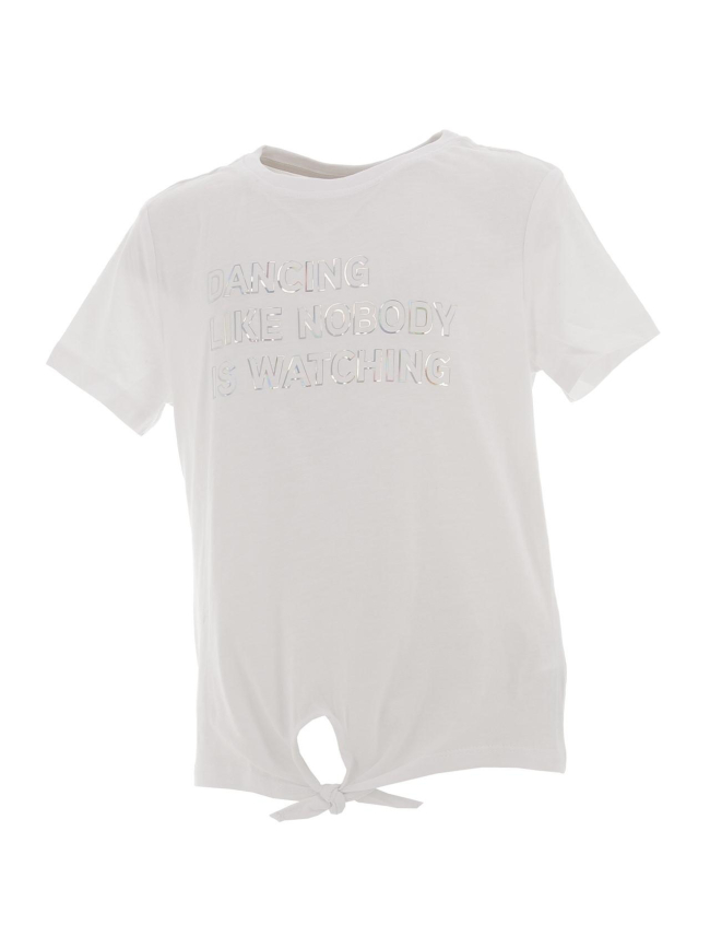 T-shirt gillian blanc fille - Only