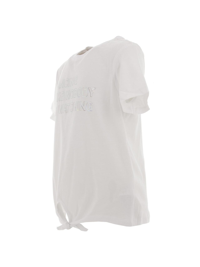 T-shirt gillian blanc fille - Only