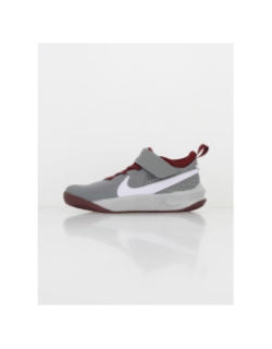 Chaussures de basketball team hustle 10 gris enfant - Nike