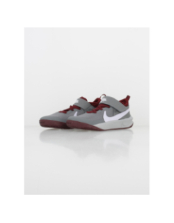 Chaussures de basketball team hustle 10 gris enfant - Nike