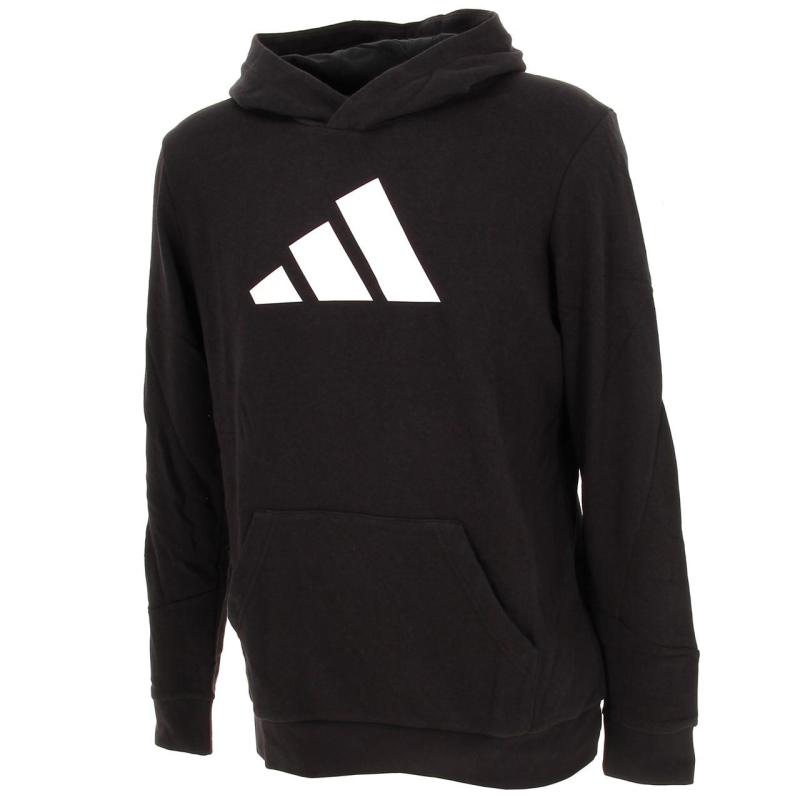 Sweat à capuche 3 bandes noir enfant - Adidas