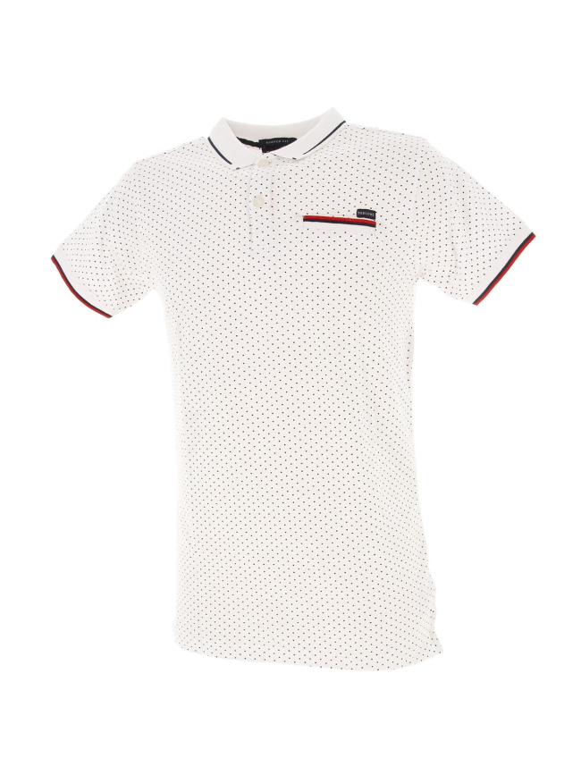 Polo slice blanc homme - Deeluxe