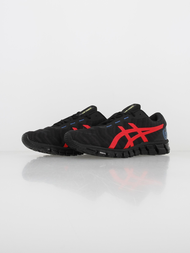 Chaussures de running gel quantum noir rouge homme - Asics