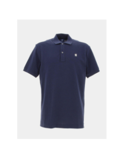 Polo dunda slim bleu marine homme - G Star