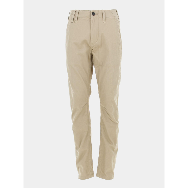 Pantalon chino slim vetar beige homme - G Star