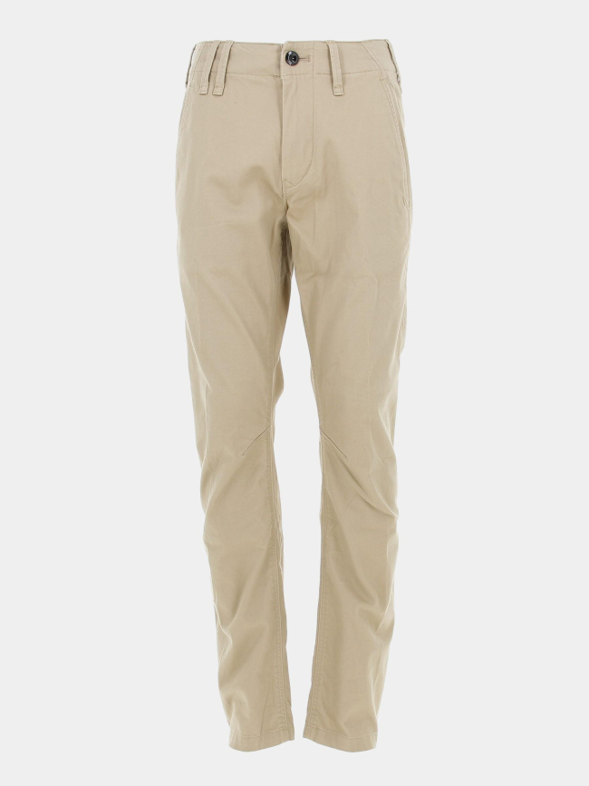 Pantalon chino slim vetar beige homme - G Star