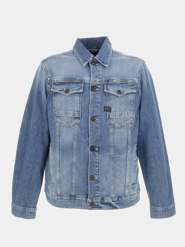 Veste en jean arc 3D bleu homme - G Star