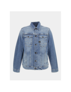 Veste en jean arc 3D bleu homme - G Star