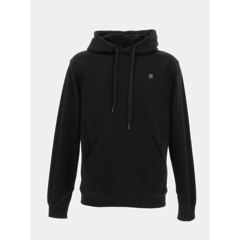 Sweat à capuche premium core noir homme - G Star