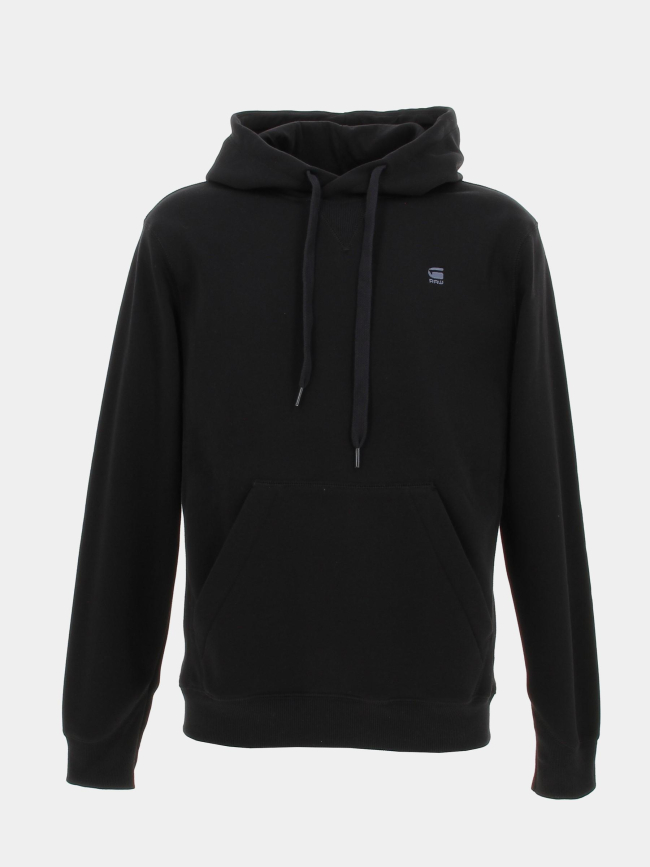 Sweat à capuche premium core noir homme - G Star