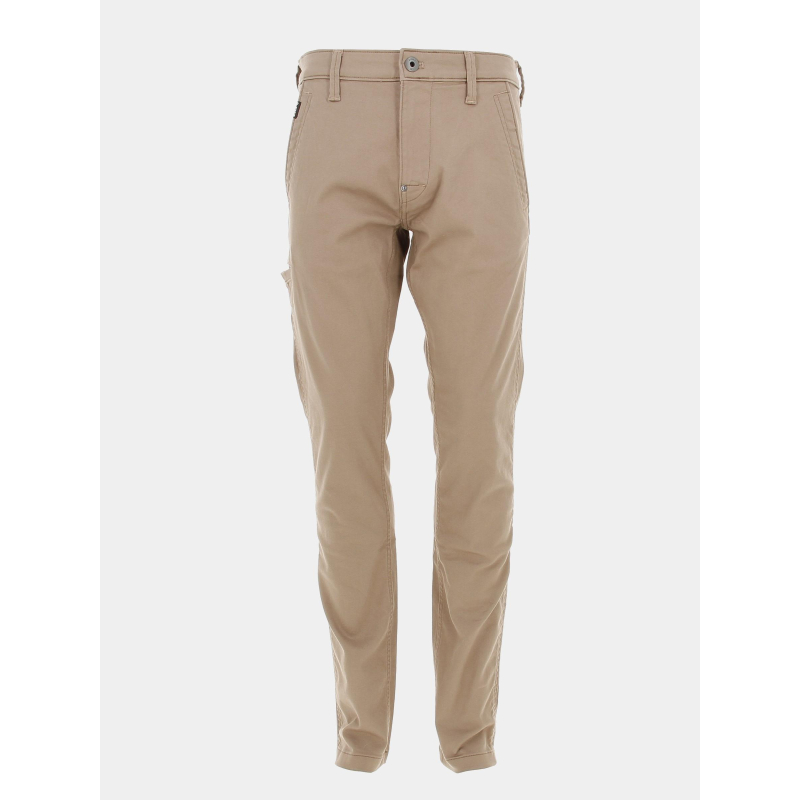 Pantalon chino skinny beige homme - G Star