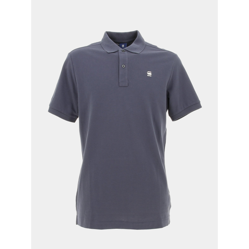 Polo dunda slim bleu homme - G Star