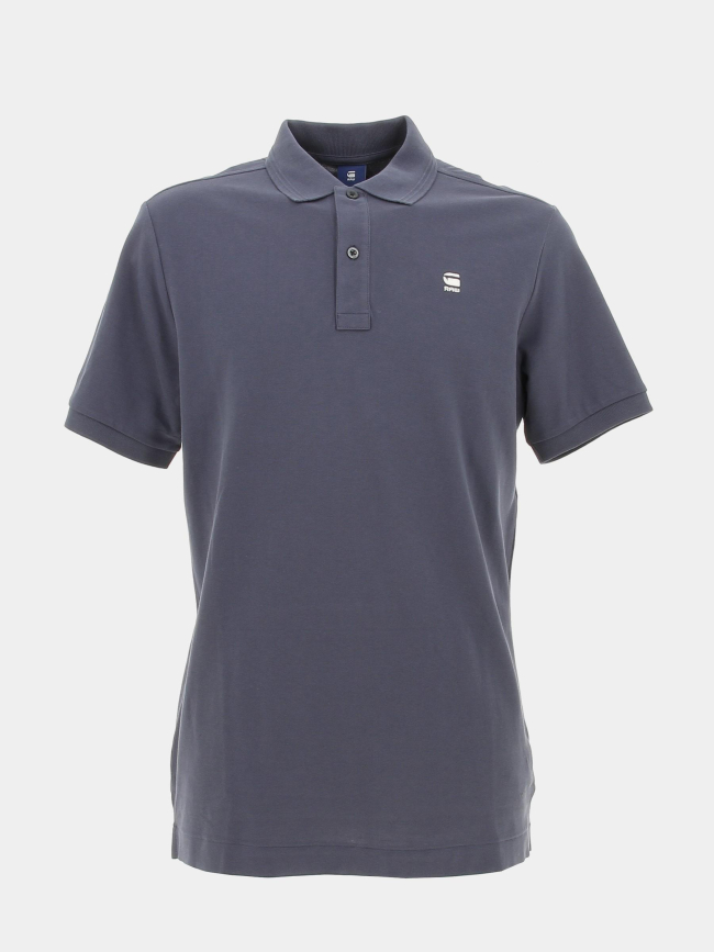Polo dunda slim bleu homme - G Star