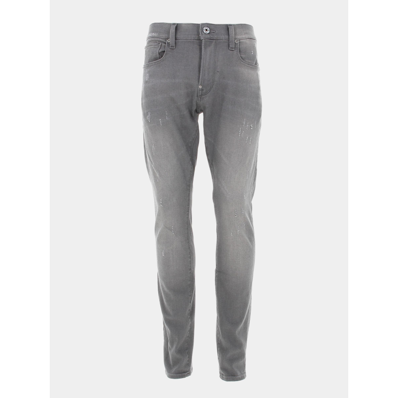 Jean skinny revend usé gris homme - G Star