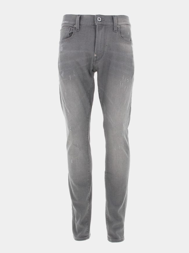 Jean skinny revend usé gris homme - G Star