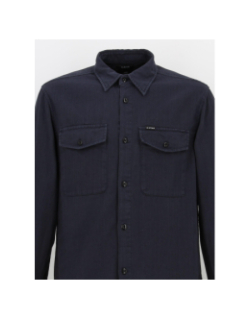 Chemise slim salute bleu marine homme - G Star