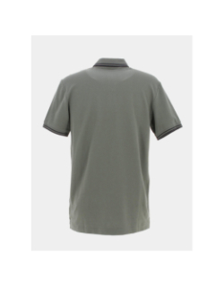 Polo dunda slim stripe kaki homme - G Star