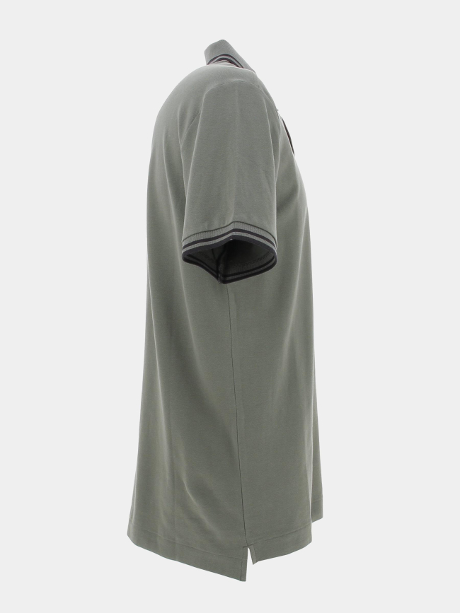 Polo dunda slim stripe kaki homme - G Star