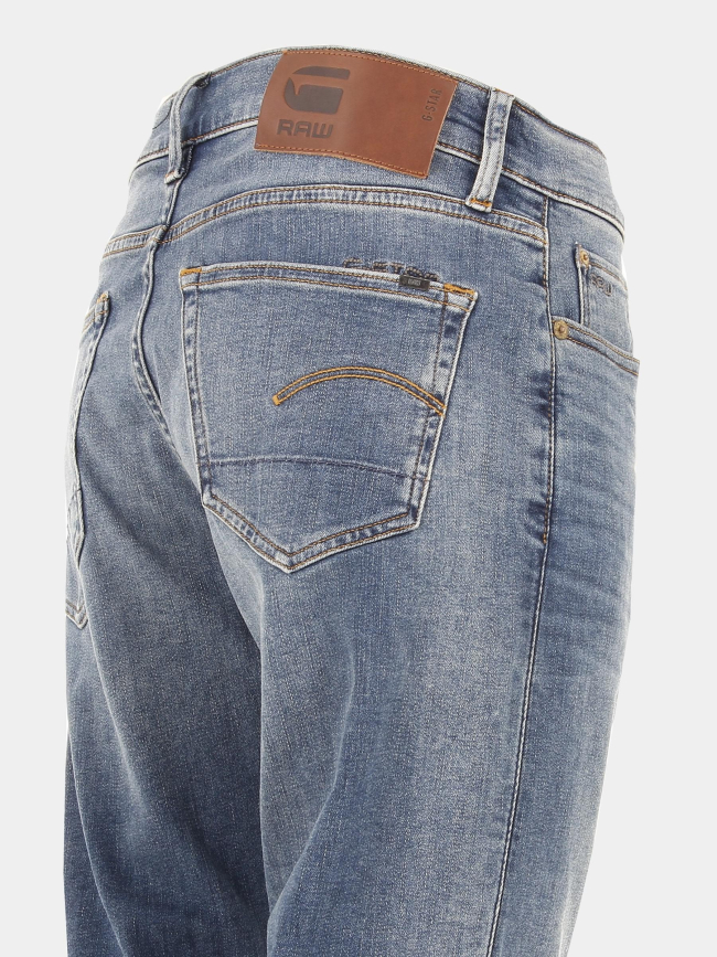 Jean slim vintage 3301 bleu marine homme - G Star