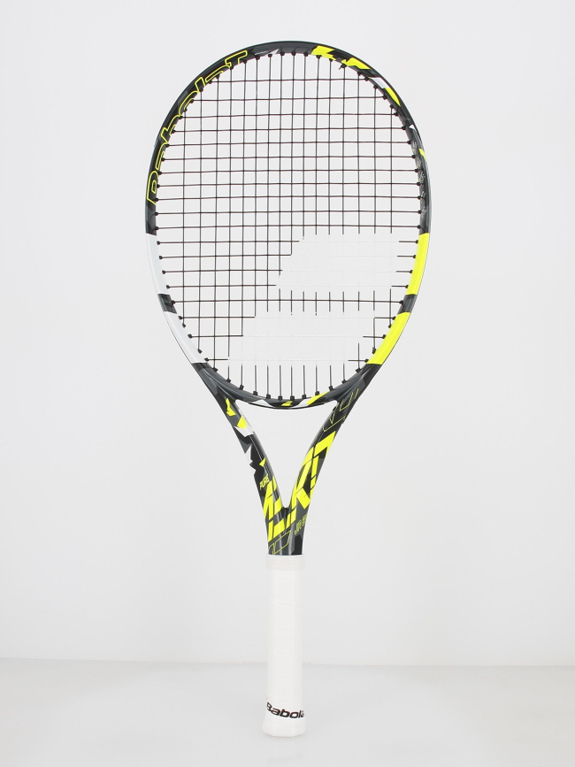 Raquette de tennis pure aéro gris/jaune enfant - Babolat