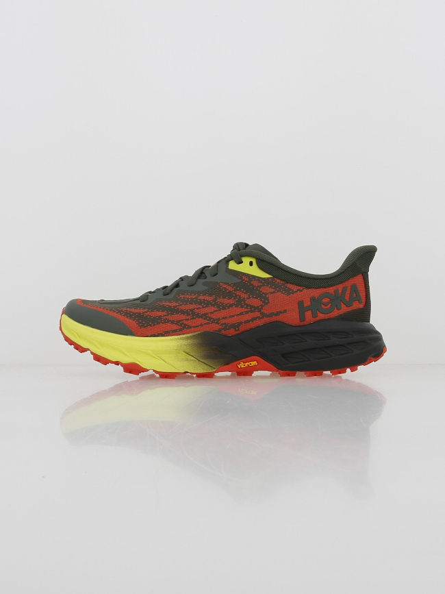 Chaussures de trail speedgoat 5 kaki homme - Hoka