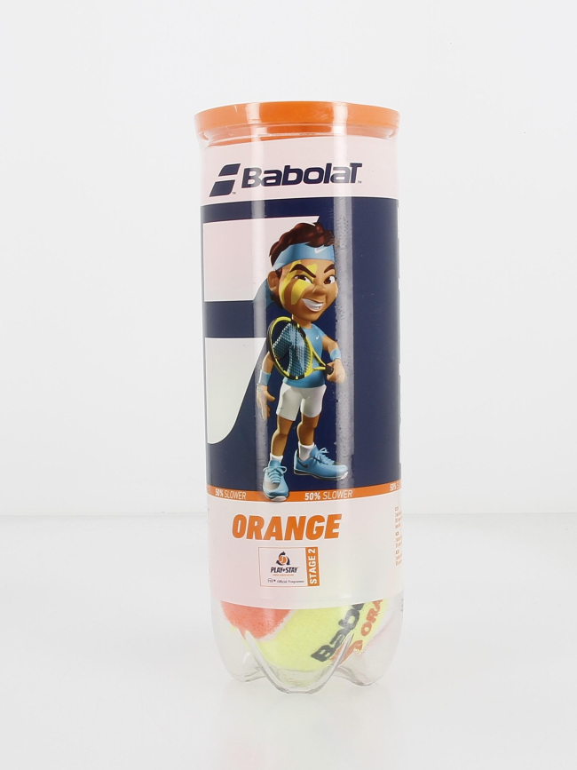 Pack 3 balles mini-tennis orange - Babolat