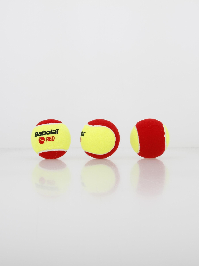 Pack 3 balles mini-tennis rouge - Babolat