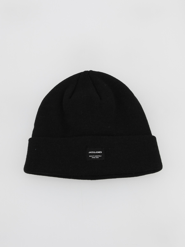 Bonnet uni noir homme - Jack & Jones