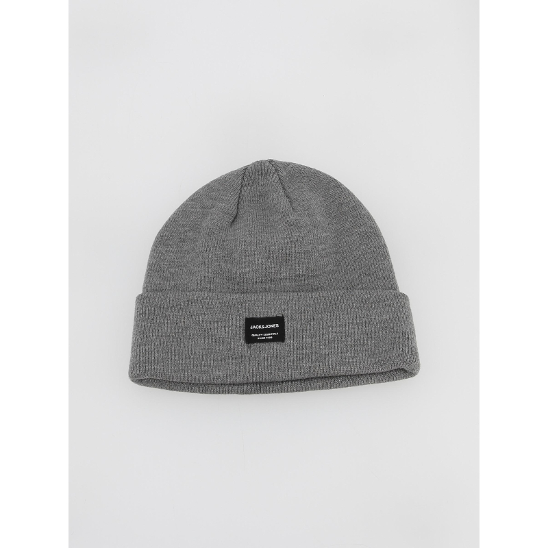 Bonnet uni gris homme - Jack & Jones