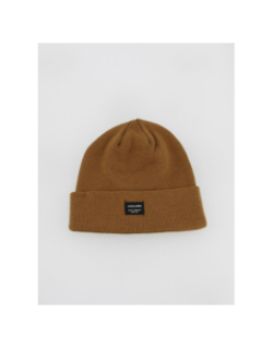 Bonnet uni marron homme - Jack & Jones