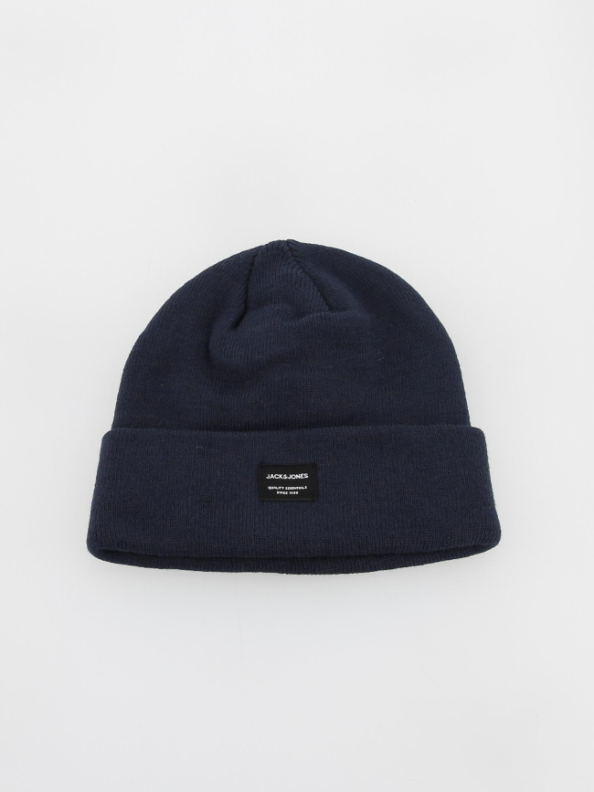 Bonnet uni bleu marine homme - Jack & Jones