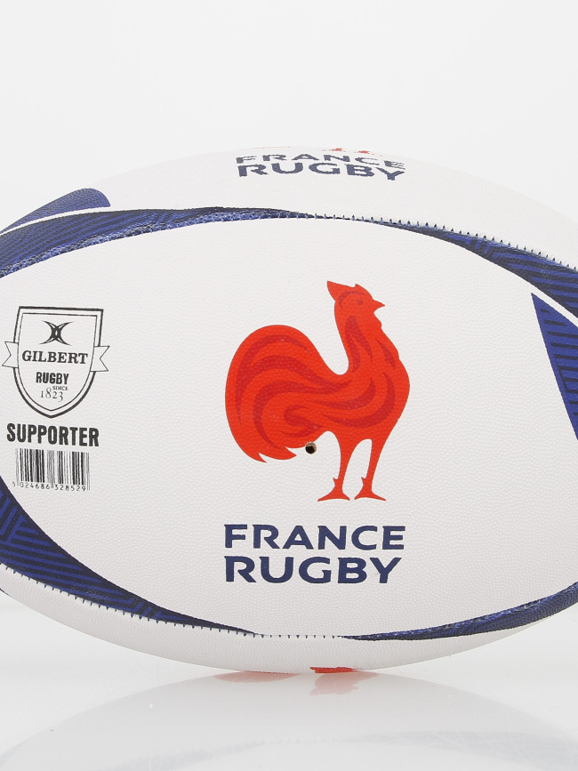 Ballon de rugby sup france blanc - Gilbert