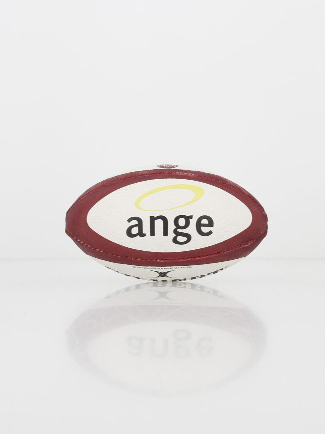 Ballon de rugby replica bordeaux blanc - Gilbert