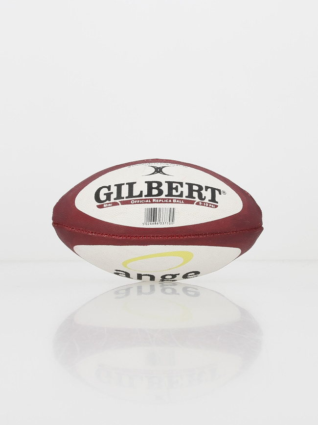 Ballon de rugby replica bordeaux blanc - Gilbert