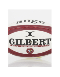 Ballon de rugby replica bordeaux blanc - Gilbert