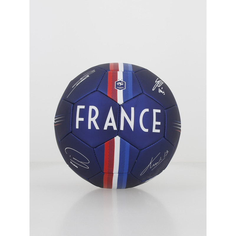 Ballon de football signature france bleu marine - FFF