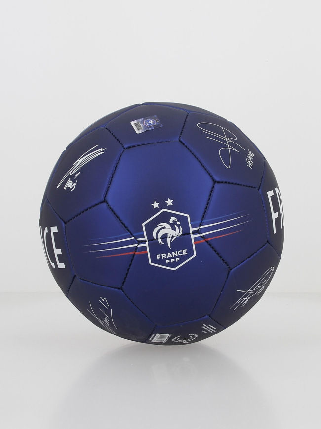 Ballon de football signature france bleu marine - FFF