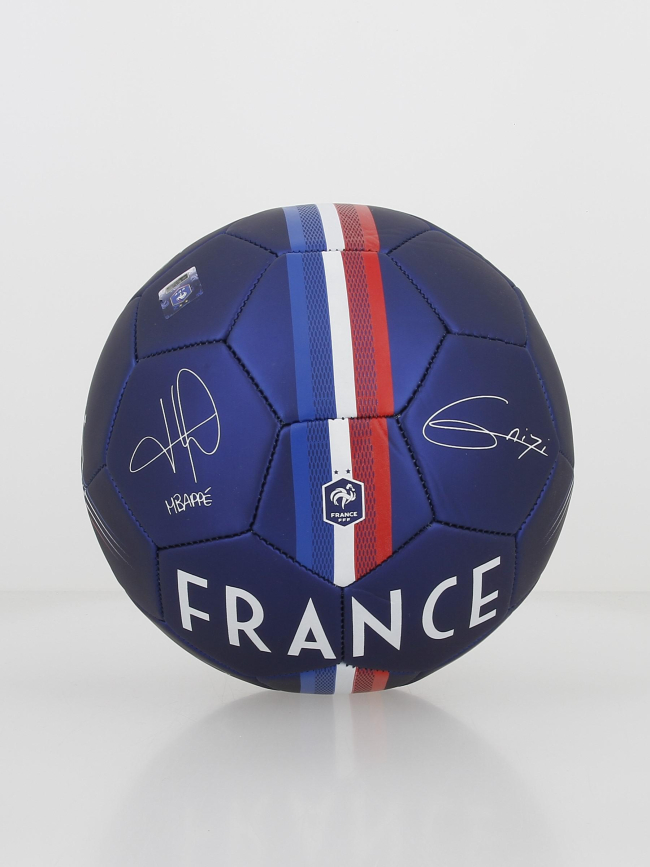 Ballon de football signature france bleu marine - FFF