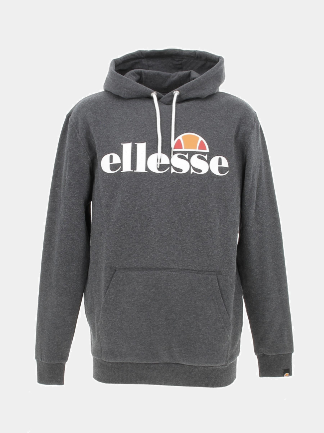 Sweat a capuche gottero gris anthracite homme Ellesse