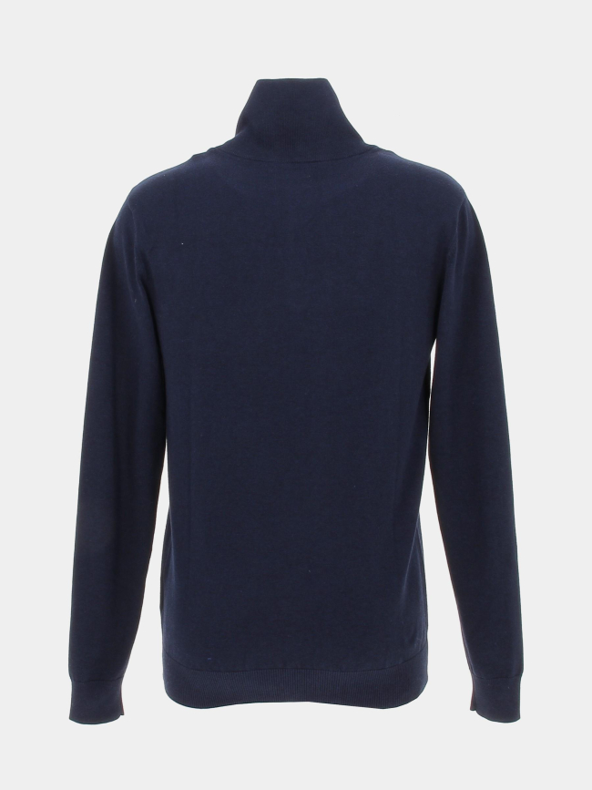 Pull col zippé knitwear bleu marine homme - Petrol Industries