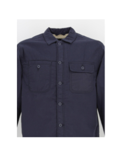 Surchemise doublée teddy bleu marine homme - Jack & Jones