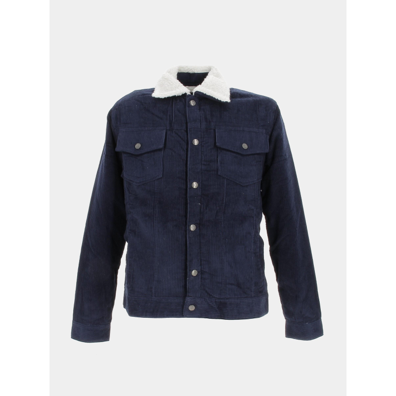 Veste en velours bleu marine homme - Rms 26