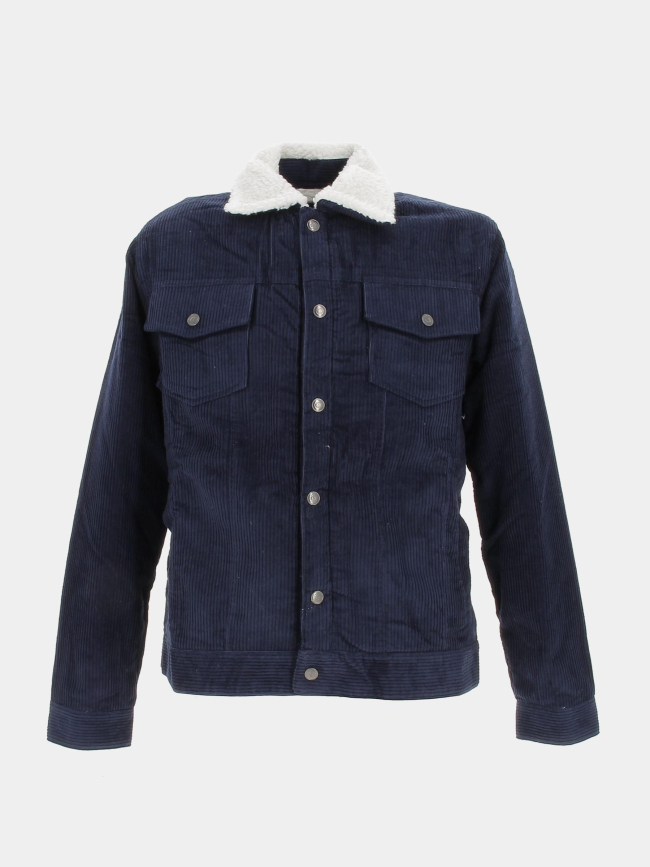 Veste en velours bleu marine homme - Rms 26