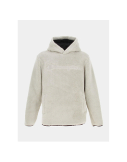 Sweat peluche hooded beige homme - Champion