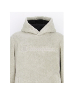 Sweat peluche hooded beige homme - Champion