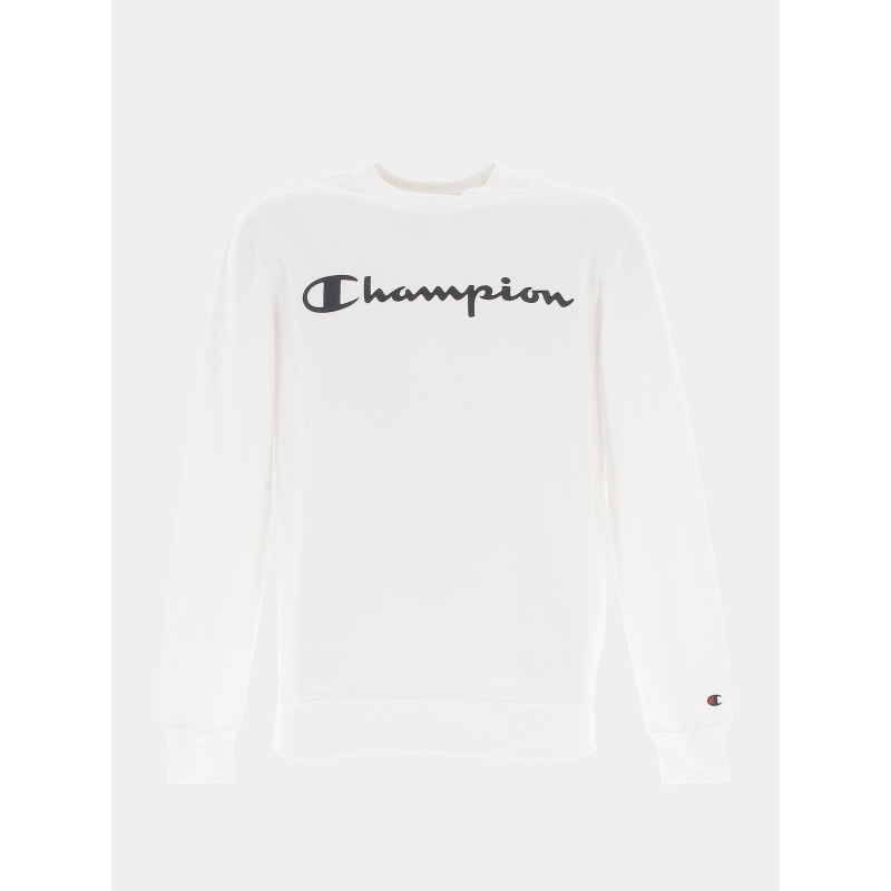 Sweat crewneck blanc homme - Champion